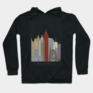 Atlanta skyline poster Hoodie